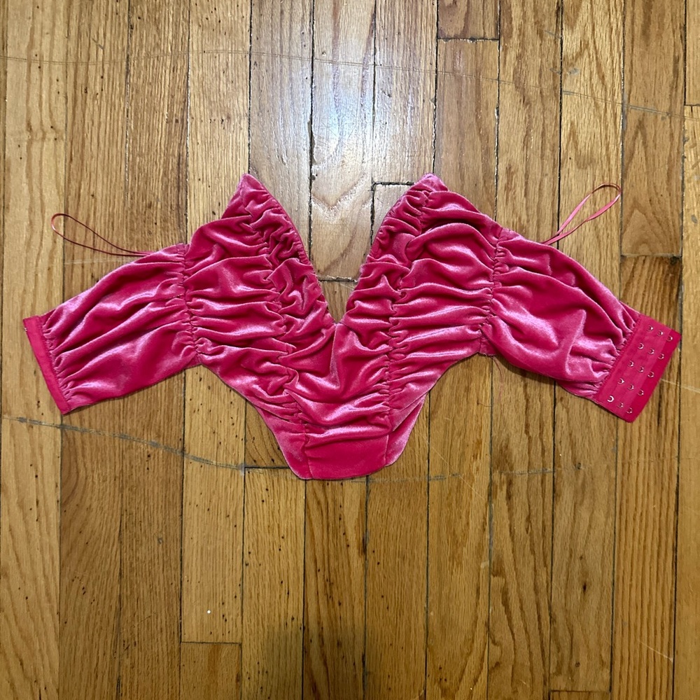 Pink corset